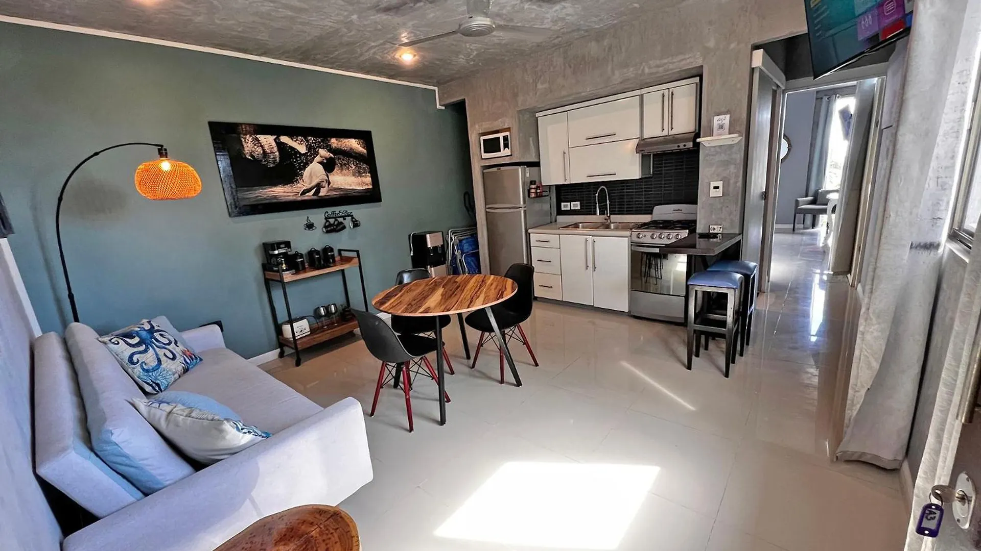 Apartment Aqua2༄༄༄ Prime Location Beach Side Puerto Morelos Mexico